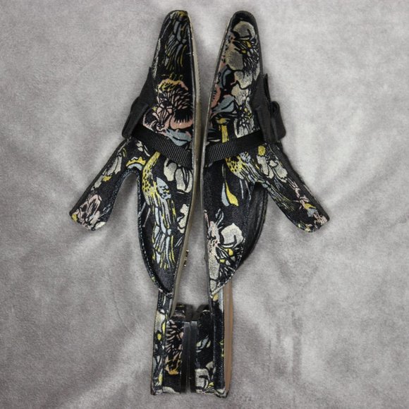 Nanette Lepore Allegra Bow Velvet Mule Slide Sz 7 - Picture 5 of 10